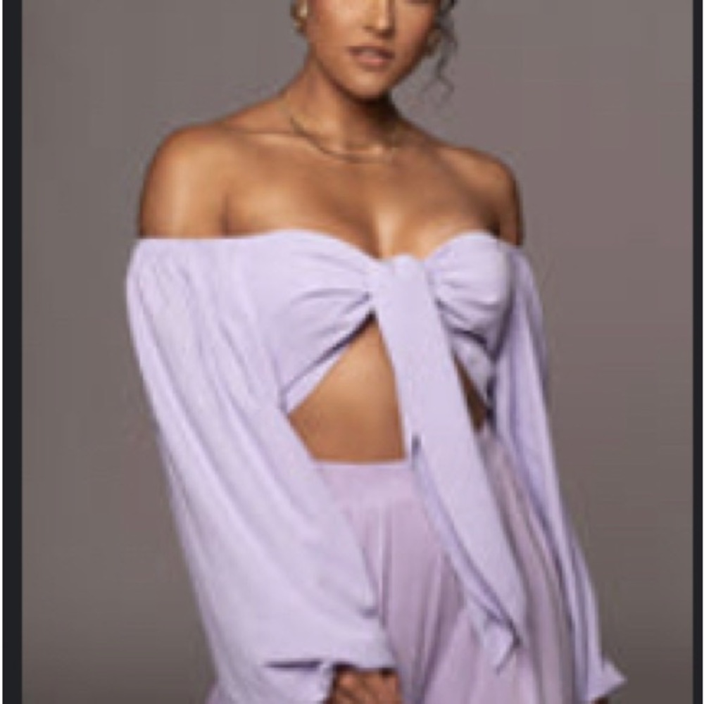 Lilac Crop Top